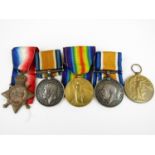 A quantity of British War and Victory Medals, singles respectively to 233379 Pte P Stewart, Labour