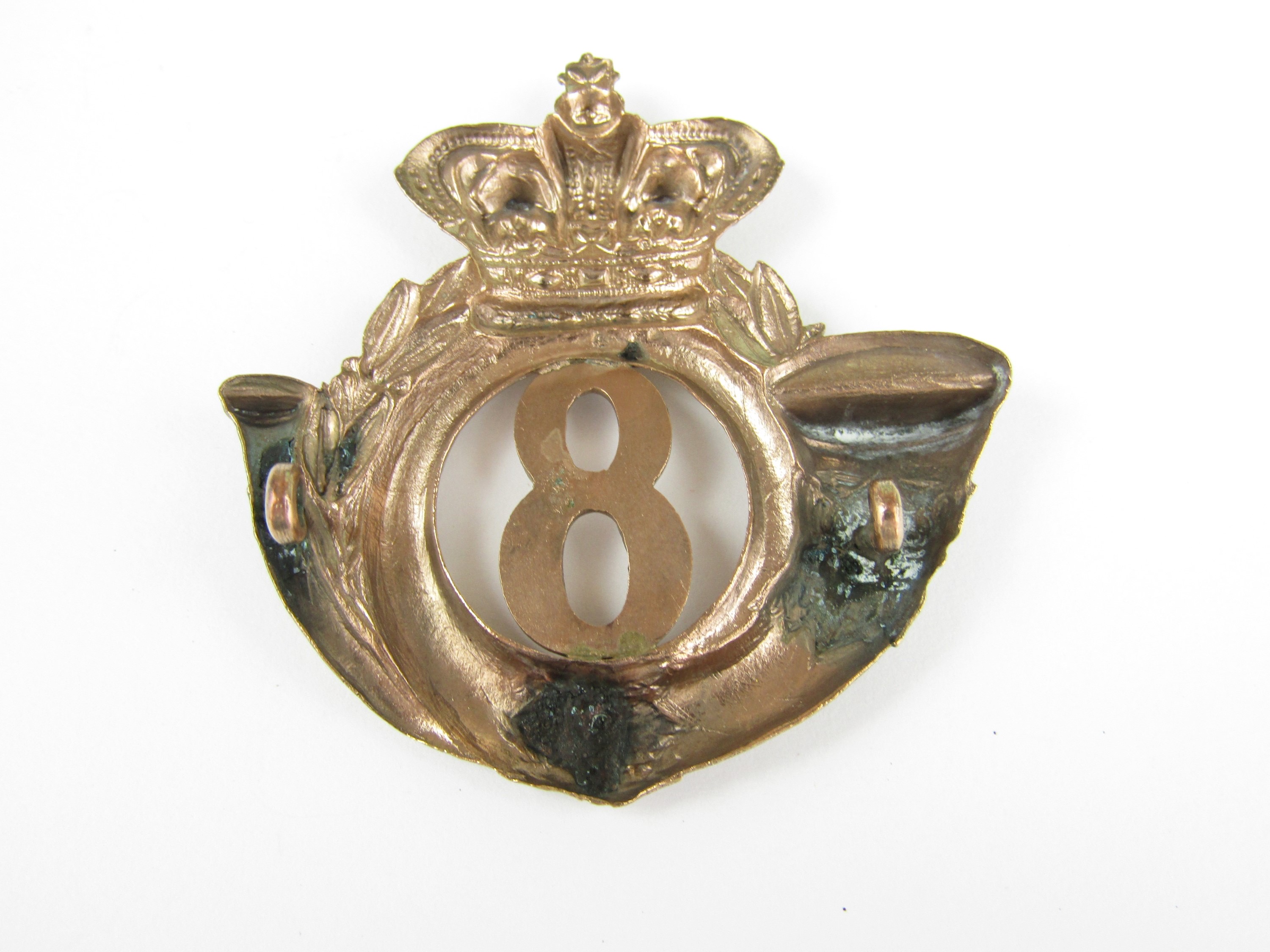 An 8th Lanarkshire (Blythswood) Rifle Volunteers shako plate / glengarry badge - Image 2 of 2