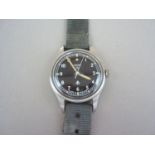 A 1969 British military issue Smiths W10 wrist watch
