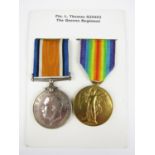 A British War and Victory Medal pair to G25453 Pte L Thomas, The Queen's Regiment