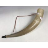 A vintage hunting horn