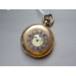 An early 20th Century Waltham rolled gold half hunter pocket watch