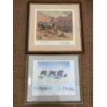 Two military limited edition prints, including The Mountain Gunner, and The Screw Gun, 145 / 850, 42