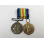 A British War and Victory medal pair to 461627 Sapper W Routledge, Royal Engineers