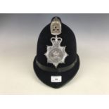 A Tynemouth borough police helmet