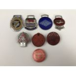 [Motor Car / Automotive] Vintage enamelled and other club and association badges and fobs