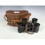 A set of Zeiss "Telexem" 6 x 24 prismatic binoculars in hide case