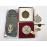 Gurkha Infantry Brigade prize medals for swimming, 1957, to Tpr. Jordon, and others for 'Inter