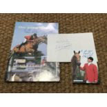 [Autographs / Horse Racing / Jumping] Signatures of Lester Piggott and Harvey Smith [From a