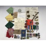 A Great War casualty and Second World War and SJAB medal group, comprising 1914-15 Star, British War