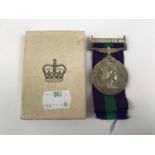 A General Service Medal with Cyprus clasp to 22981959 Cfn I G Little, REME