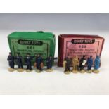 Two boxed Dinky Toys die cast miniature figures for OO Gauge model railways, comprising 053