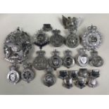 A quantity of post-1952 British police badges