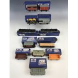 Twelve items of boxed Hornby Dublo electric OO Gauge railway rolling stock, including SD 6 U.G.B