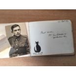 [Autograph / Victoria Cross] A First World War bon mot album containing the autograph and photograph