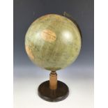 A 1930s Philips 12-inch terrestrial globe