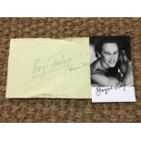 [Autographs / Dance / Ballet] Signatures of Margot Fonteyn and Wayne Sleep [From a collection