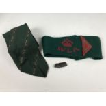 A Women's Land Army brassard and tie