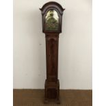 A fine early 20th Century mahogany cased grandmother clock, having 8-day weight-driven movement
