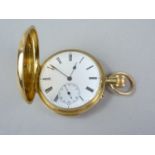 A late 19th Century 18K gold cased quarter-repeater pocket watch by John Lecomber of London,