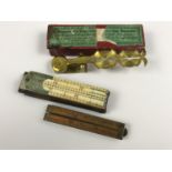 A set of Victorian Simmons's Improved Sovereign scales in original carton, together with a German-