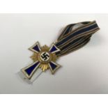 A German Third Reich Mothers' Cross in gold