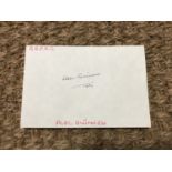 [Autographs / Star Wars / Alec Guinness] Signature of Sir Alec Guinness on a loose leaf of paper,