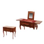 Maple wood Louis XV style dressing table