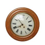 Wood wall clock late 19th century