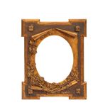 Carved and gilt wood frame