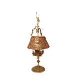 Bronze Renaissance style table lamp early 20th century