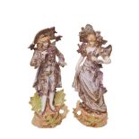 Euroepan porcelain figures early 20th century