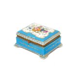 Russian porcelain box