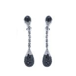 Rabat white gold and diamonds earrings