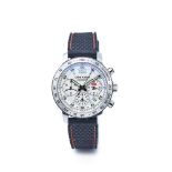 Chopard Mille Miglia steel and leather wristwatch