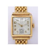 Teket gold wristwatch