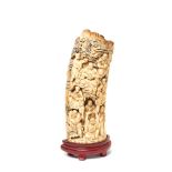 Mammoth ivory of 15.000 years old Buddhas group