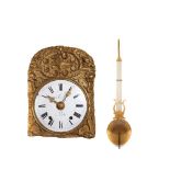 Brass Morez style clock 19th century