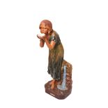 French polychrome terracotta sculpture