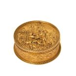 French gilt metal jewellery box early 20th century