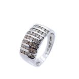 White gold and diamonds ring