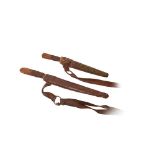 Wood and metal Tuareg daggers