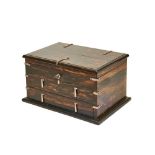 English wood jewellery box