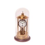 Brass table clock early 20th century