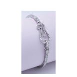 White gold and diamonds bracelet