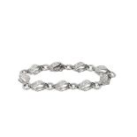 White gold and diamonds bracelet