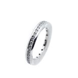 White gold and diamonds ring