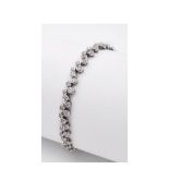 White gold and diamonds bracelet