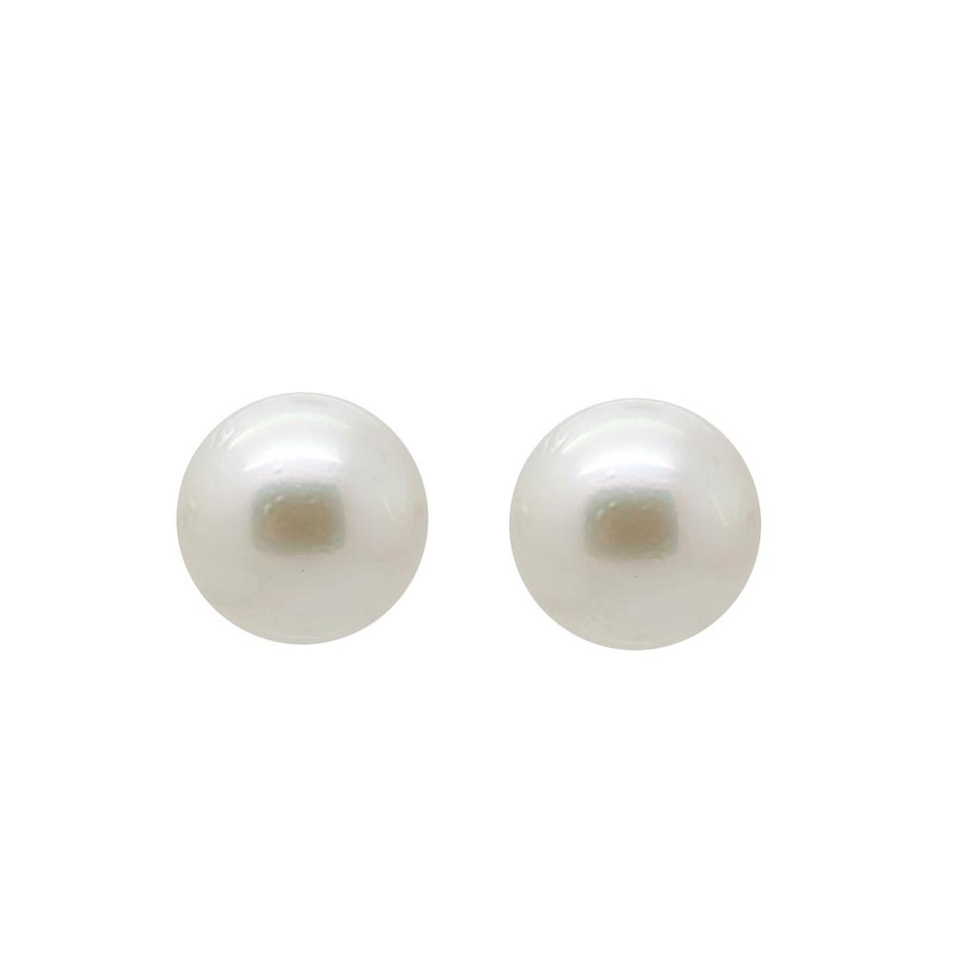 Gold and Australian pearl earrings