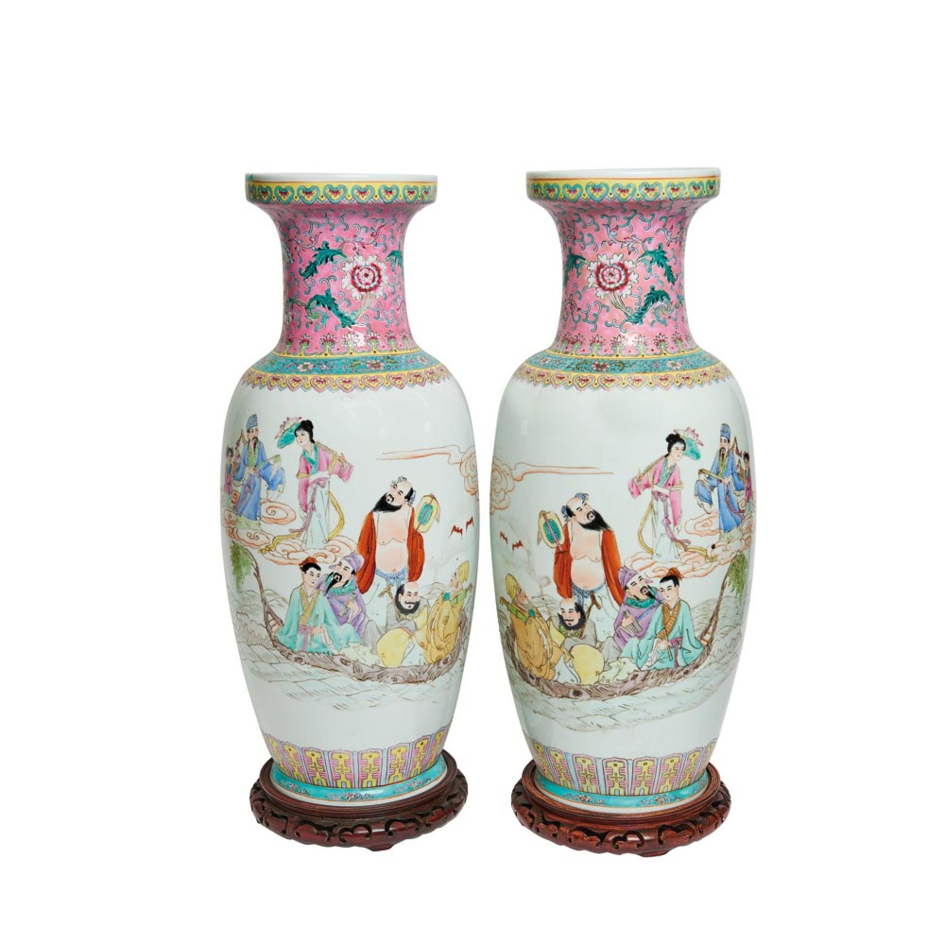 Chinese porcelain pair of vases